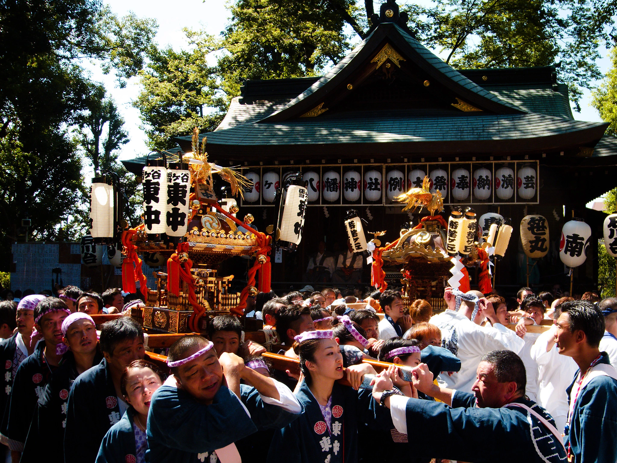 雪ヶ谷八幡神社 例大祭